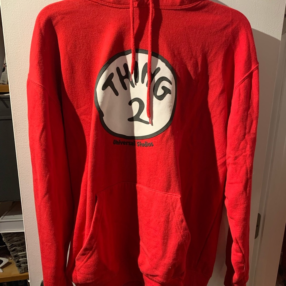 official universal studios thing 2 hoodie